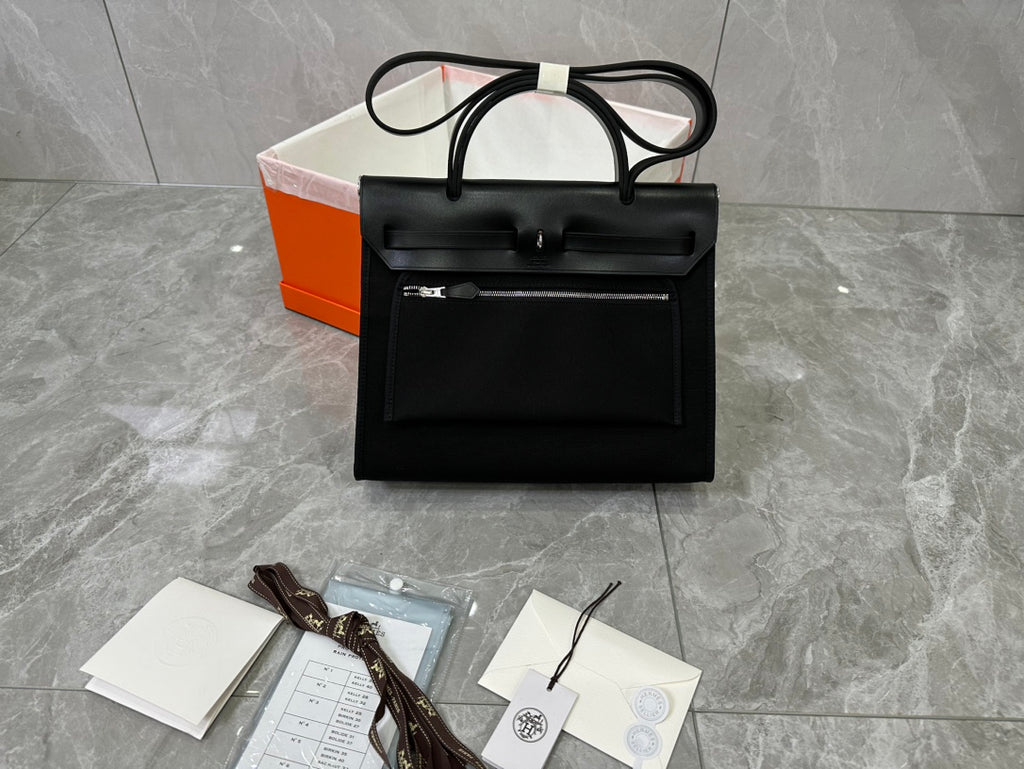 Black Herbag Zip 31 Bag