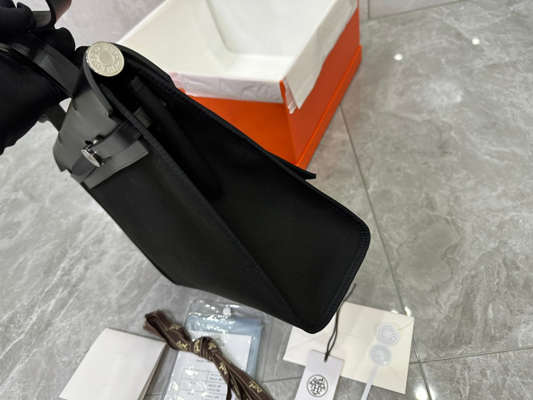 Black Herbag Zip 31 Bag