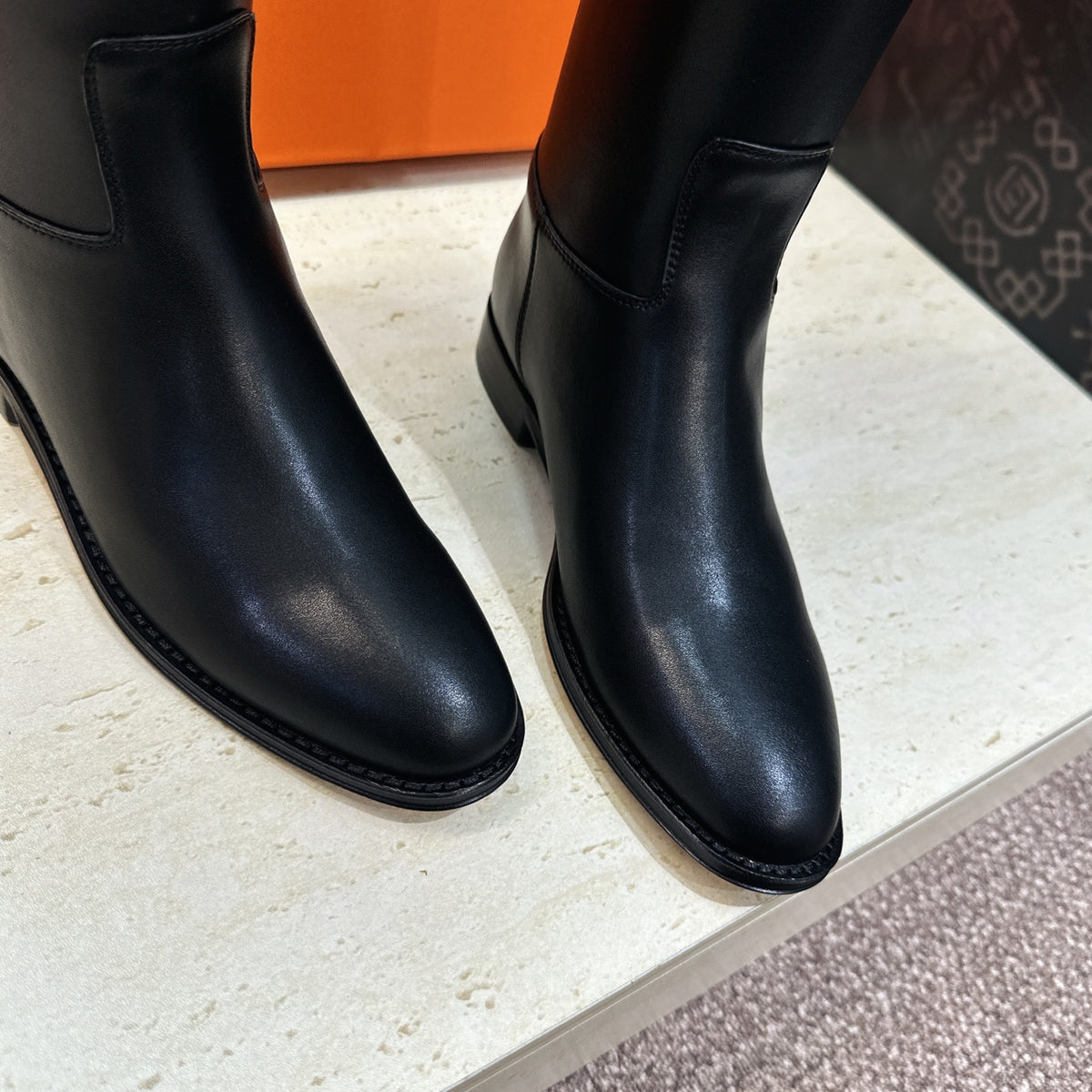 Black High Boot - 7