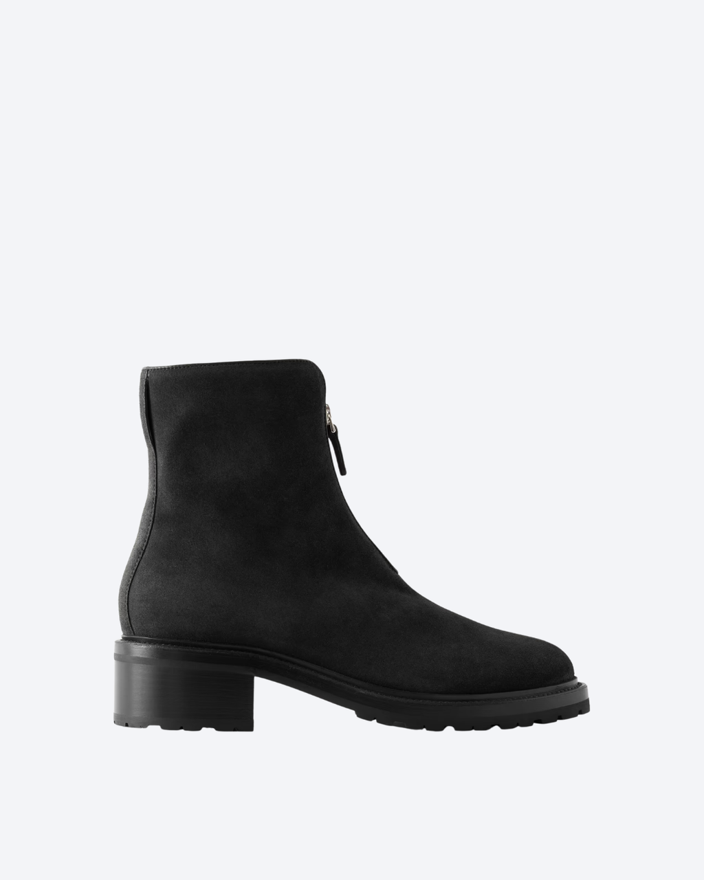 Black Hike Suede Ankle Boots
