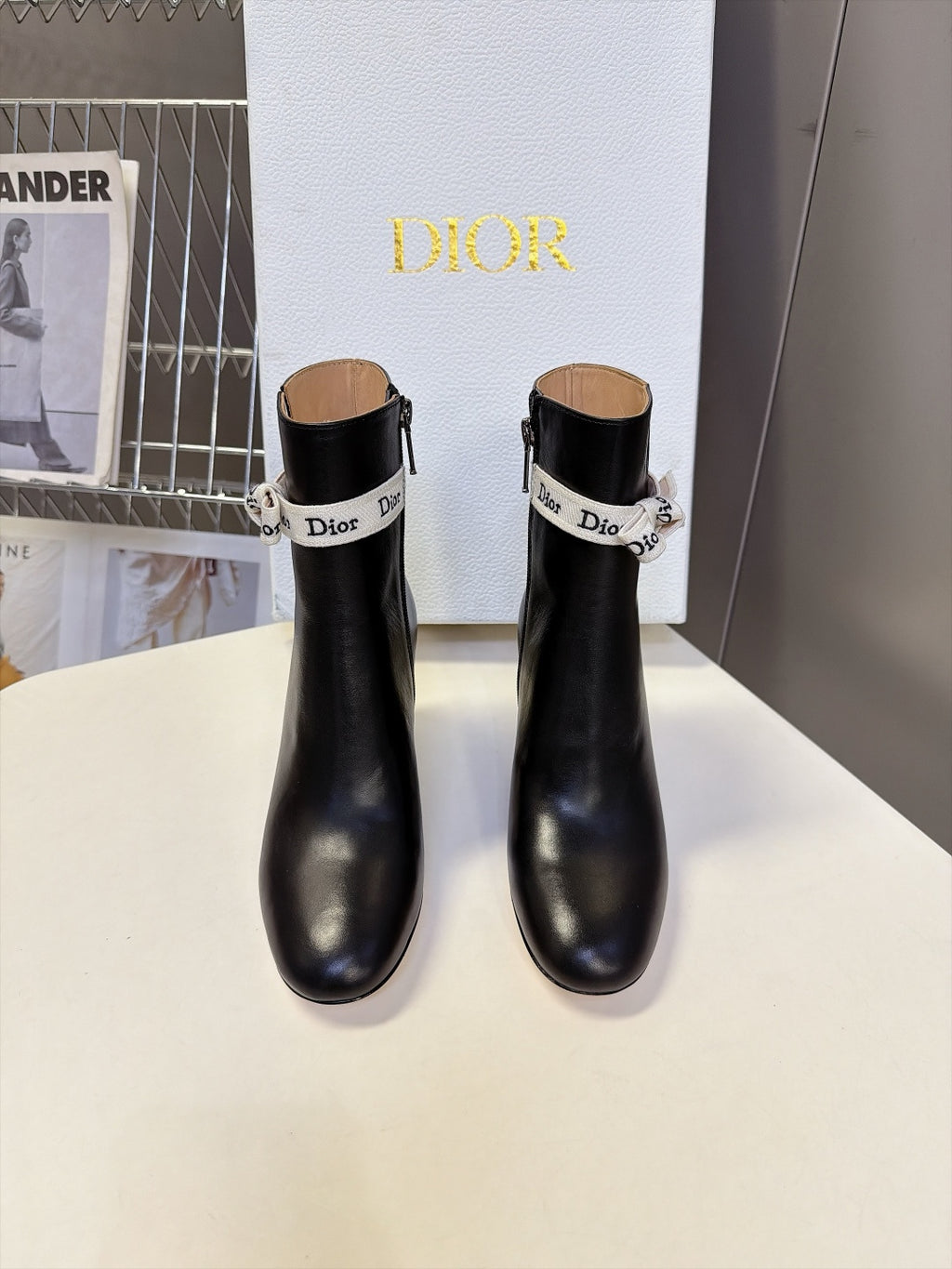 Black J'Adior Heeled Ankle Boot