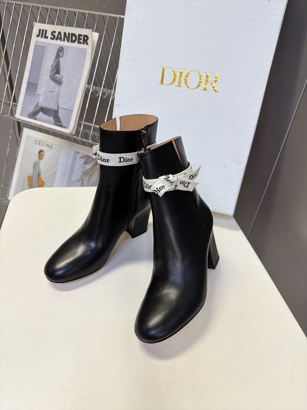 Black J'Adior Heeled Ankle Boot