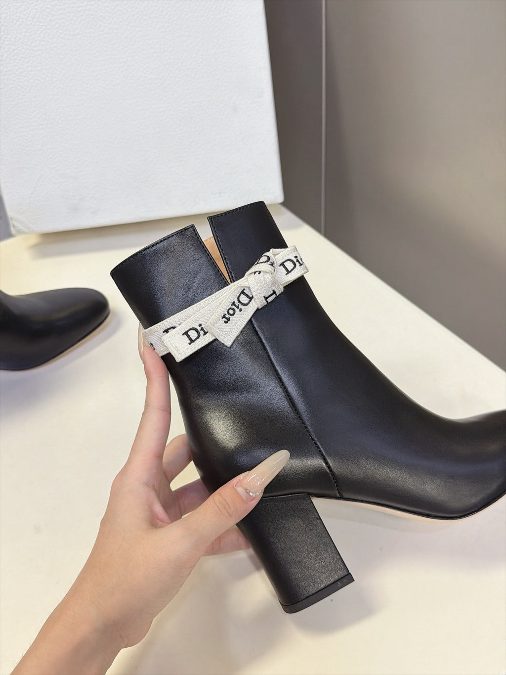 Black J'Adior Heeled Ankle Boot