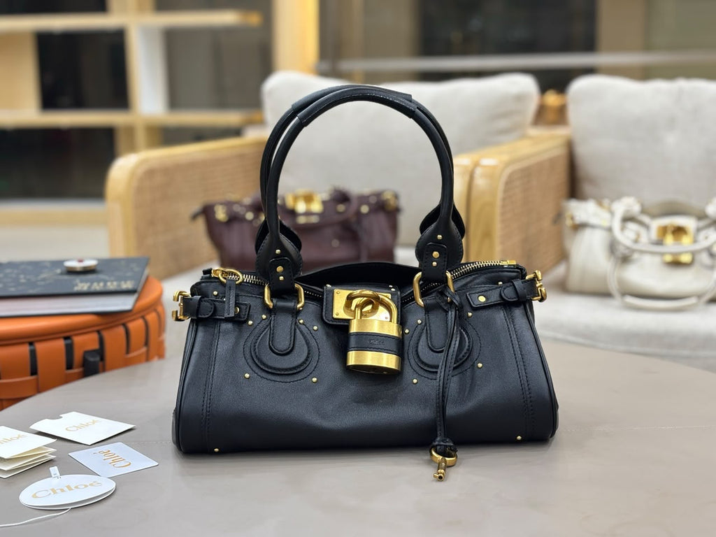 Black Paddington Bag In Leather - 2