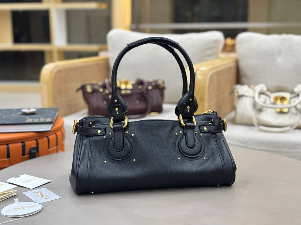 Black Paddington Bag In Leather - 4