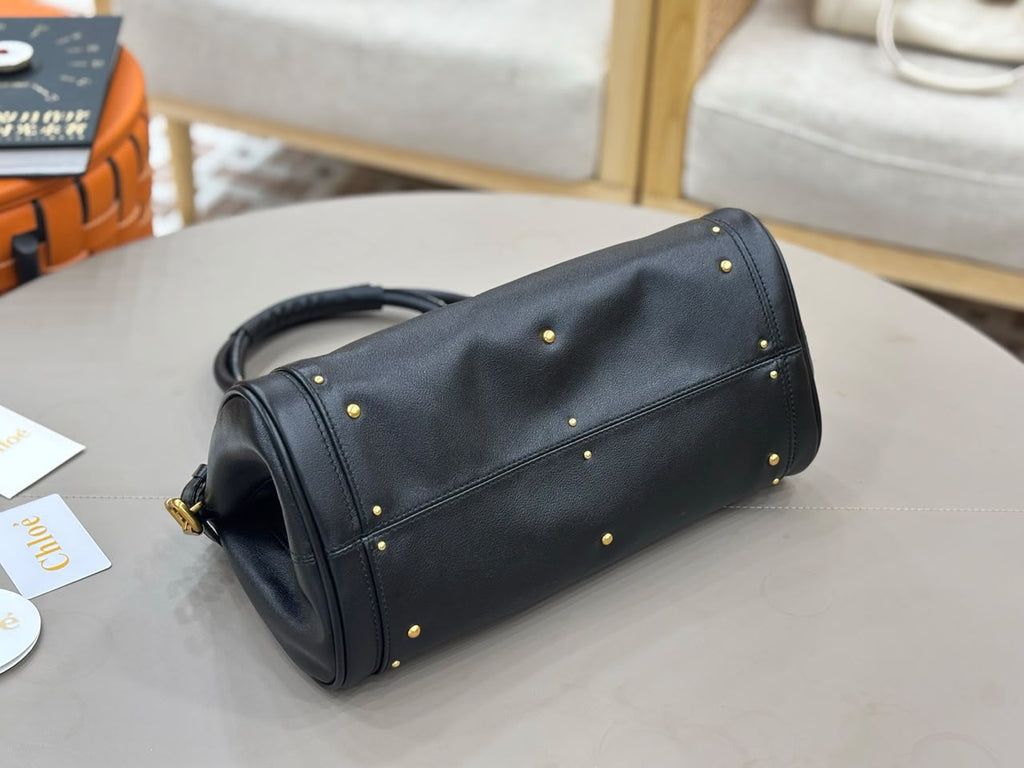 Black Paddington Bag In Leather - 5