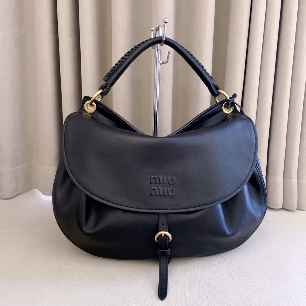 Black Rendez-Vous Leather Bag 2