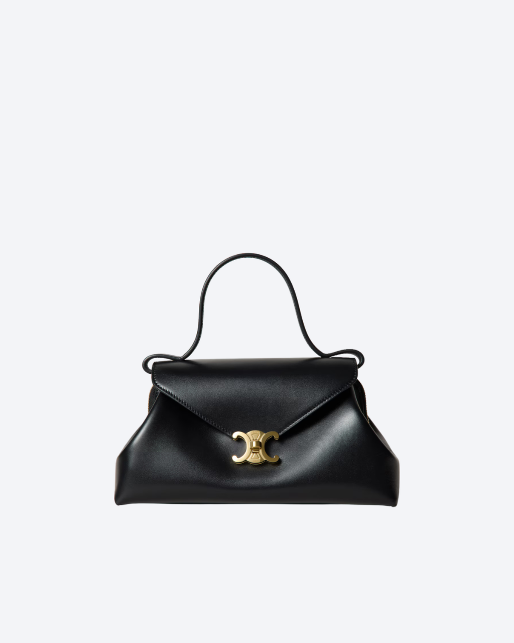 Black Small Flair In Leather - 1