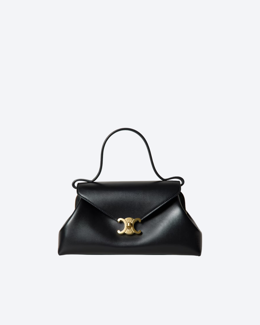 Black Small Flair In Leather - 1