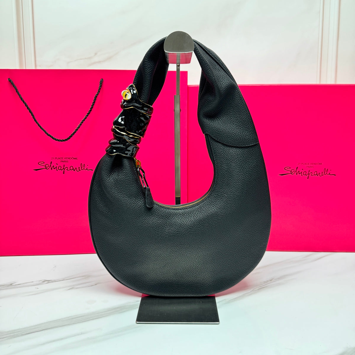 Black Small Soufflé Bag - 2