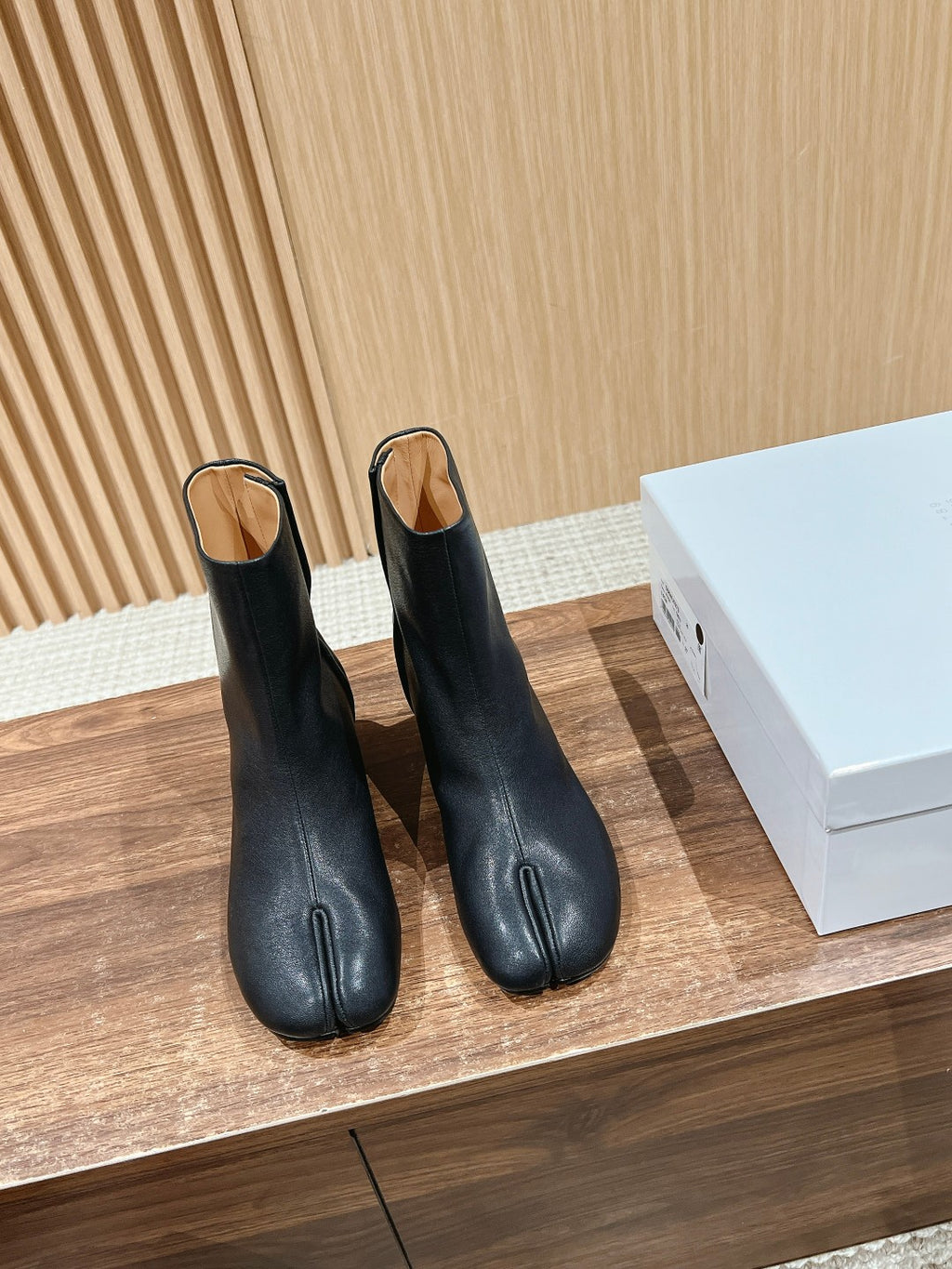 Black Tabi Ankle Boots
