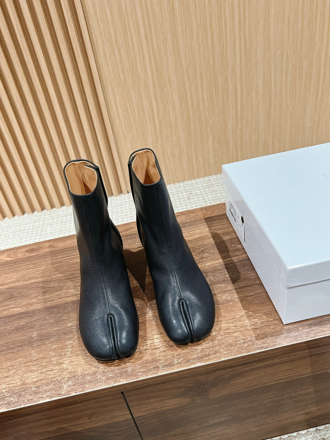 Black Tabi Ankle Boots