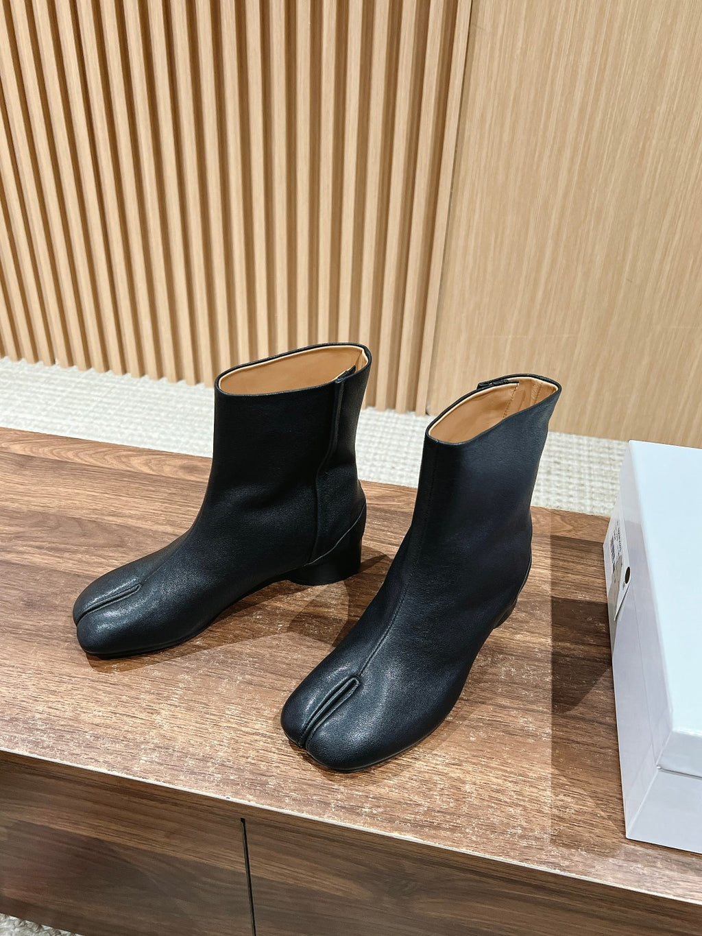 Black Tabi Ankle Boots
