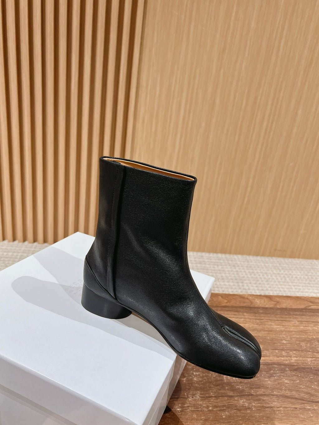 Black Tabi Ankle Boots
