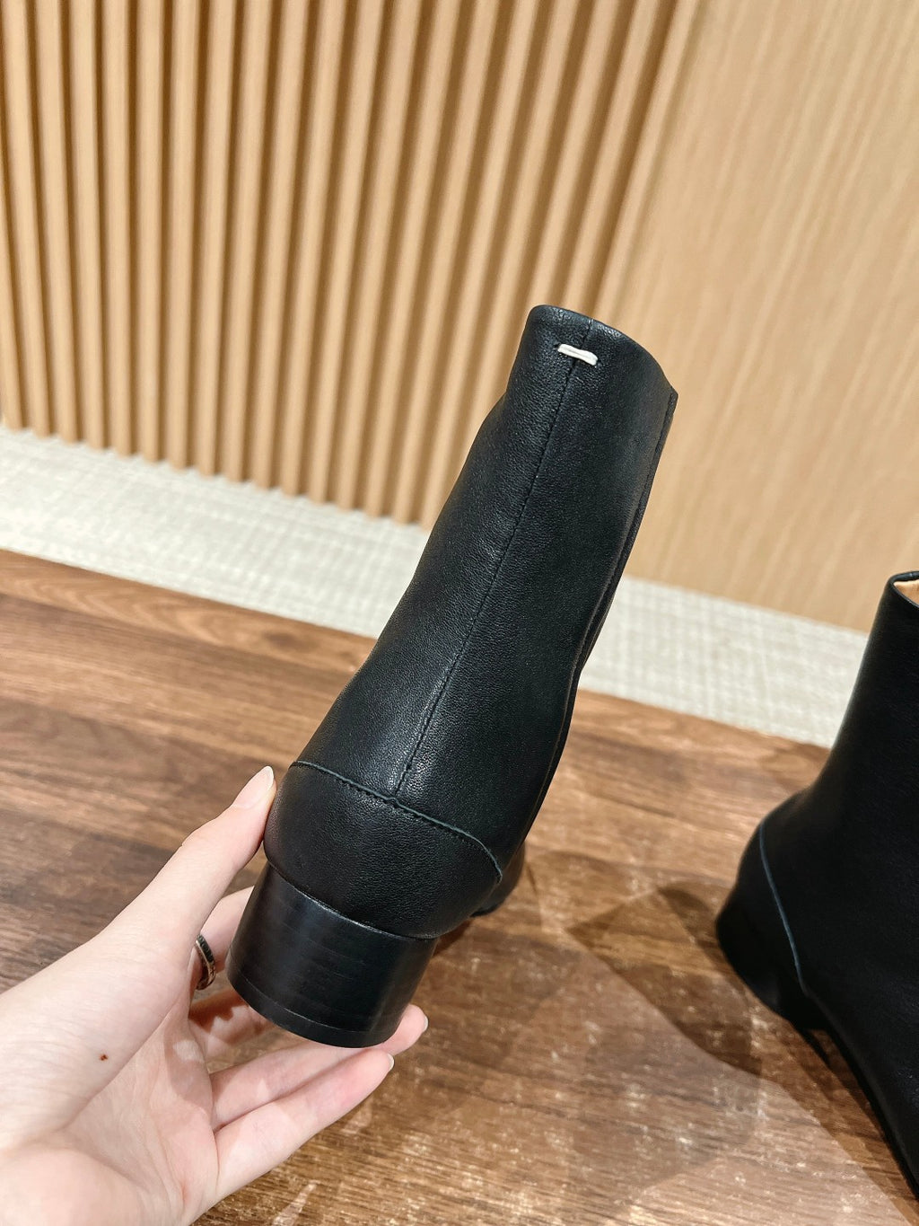 Black Tabi Ankle Boots