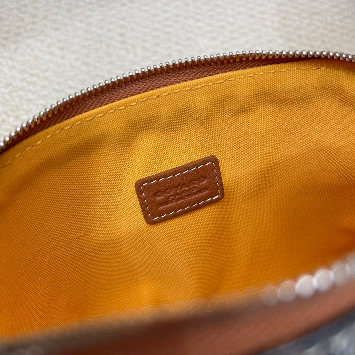 Black & Tan Vendôme Cosmetic Pouch