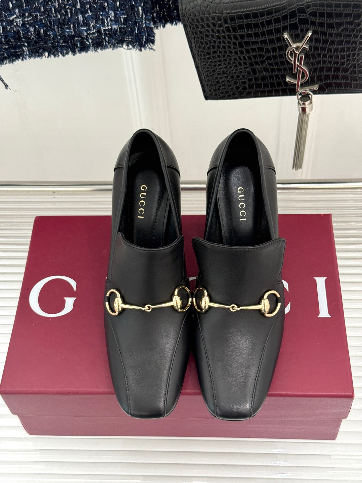 Black Women's Galleria High Heel Loafer - view 3