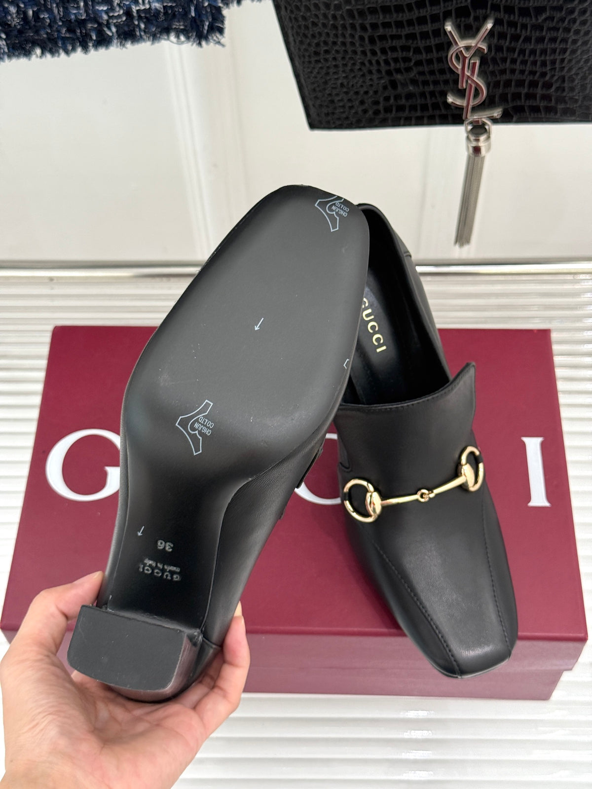 Black Women's Galleria High Heel Loafer - view 9