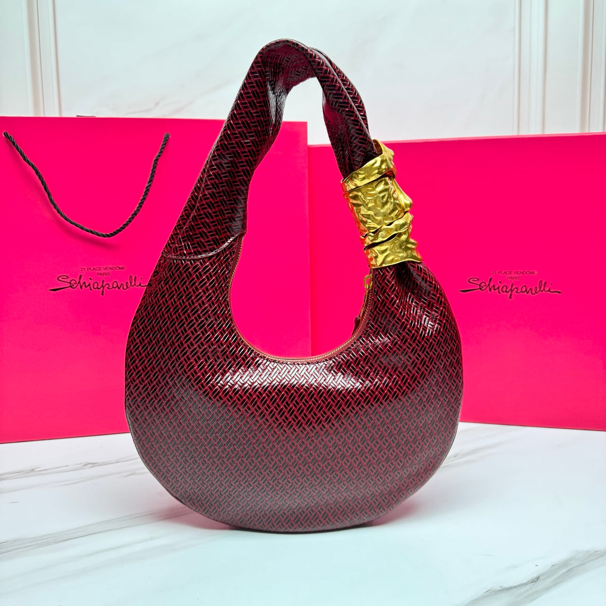 Bordeaux Small Soufflé Bag - 4