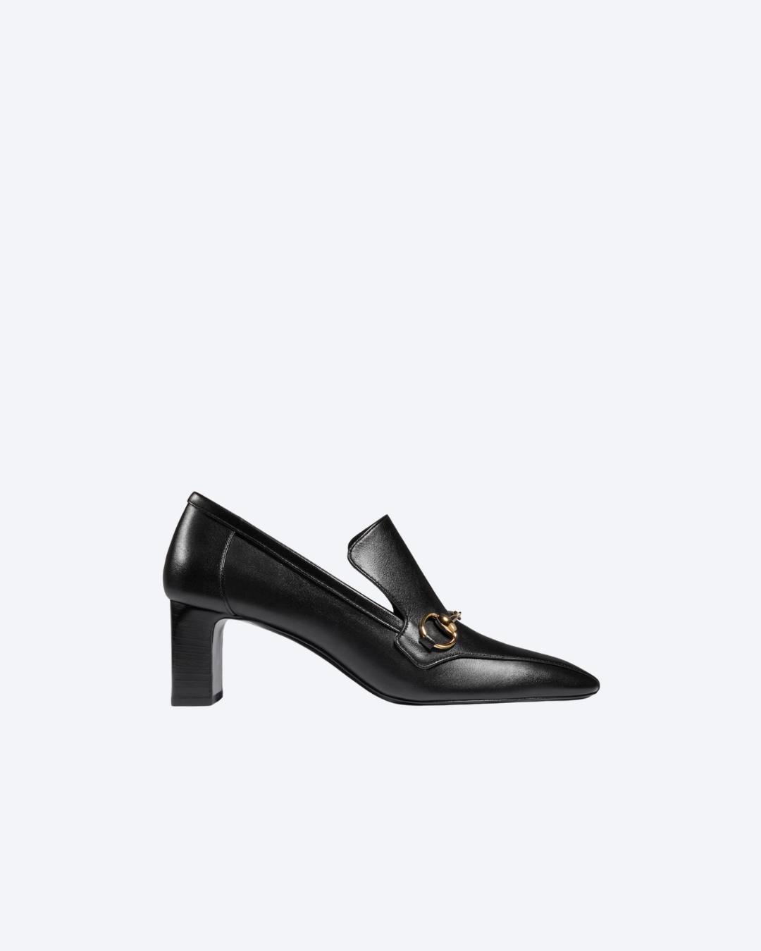 Black Women's Galleria Mid Heel Loafer