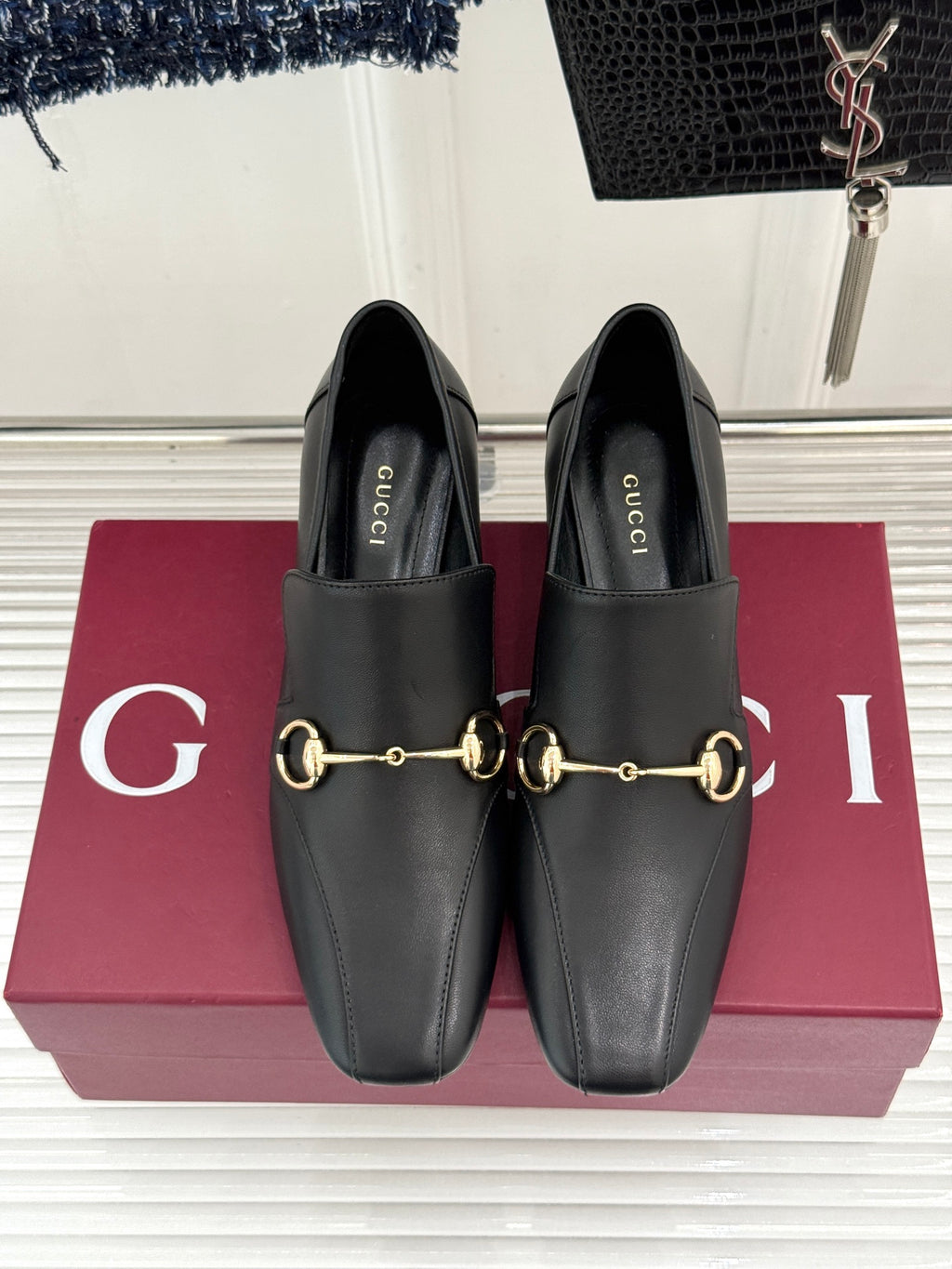 Black Women's Galleria Mid Heel Loafer - view 3