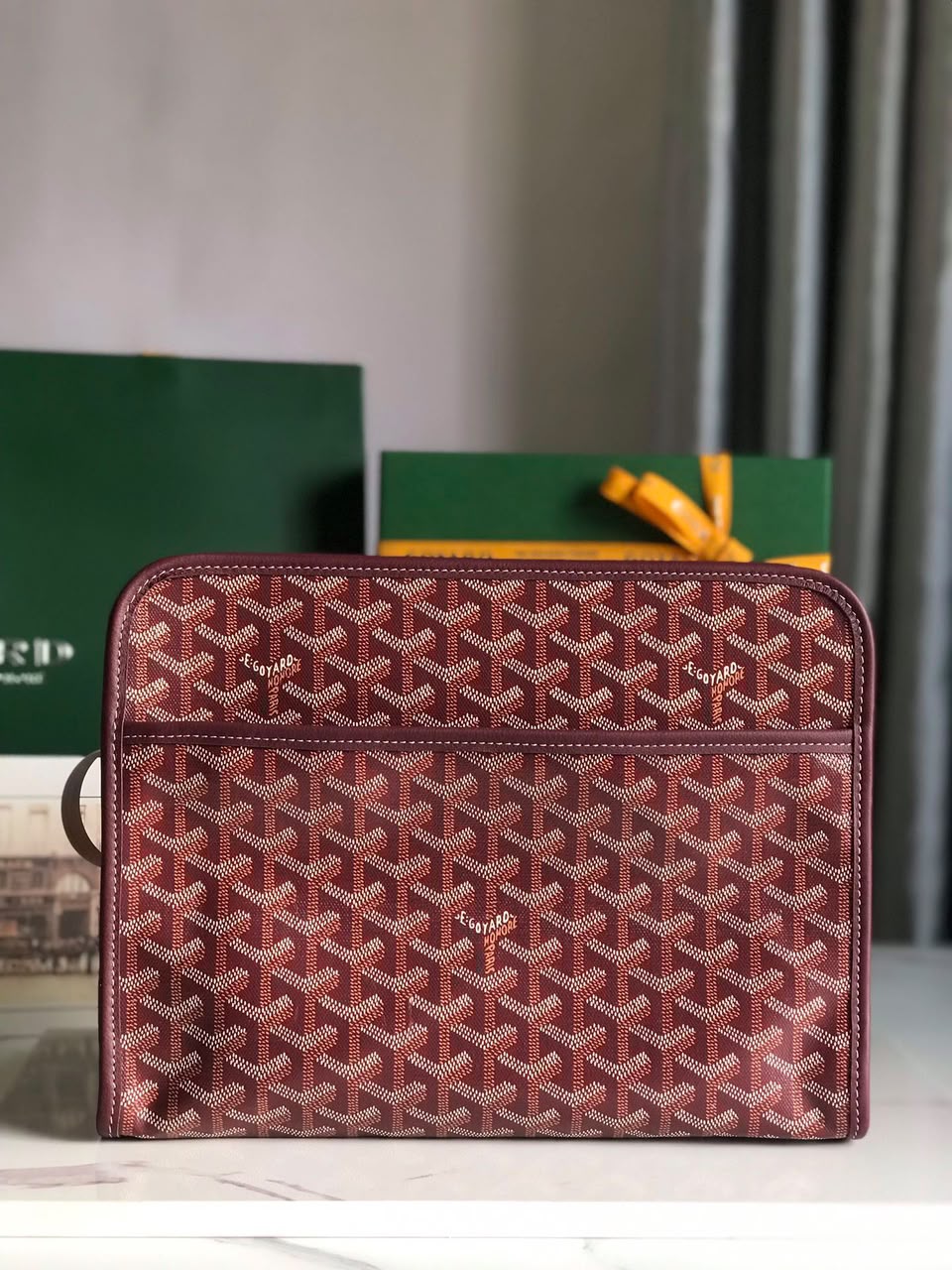 Burgundy Jouvence GM Toiletry Bag