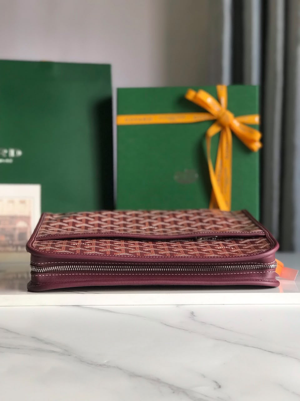 Burgundy Jouvence GM Toiletry Bag