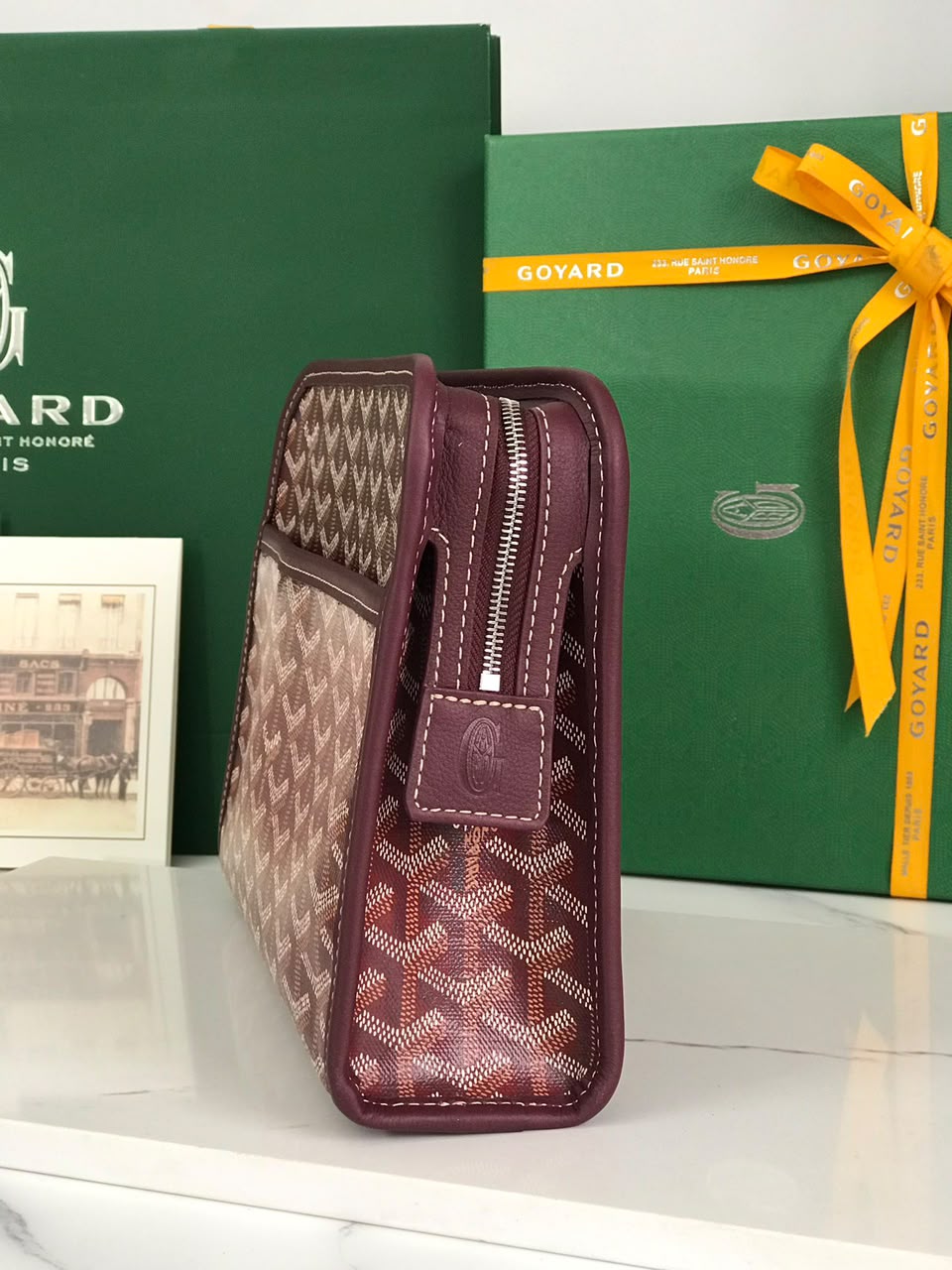 Burgundy Jouvence MM Toiletry Bag