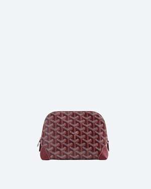 Burgundy Vendôme Cosmetic Pouch