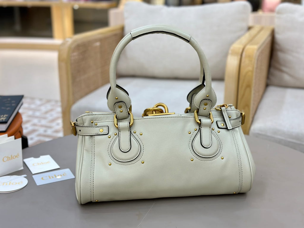 Cloudy Cream Paddington Bag In Leather - 4