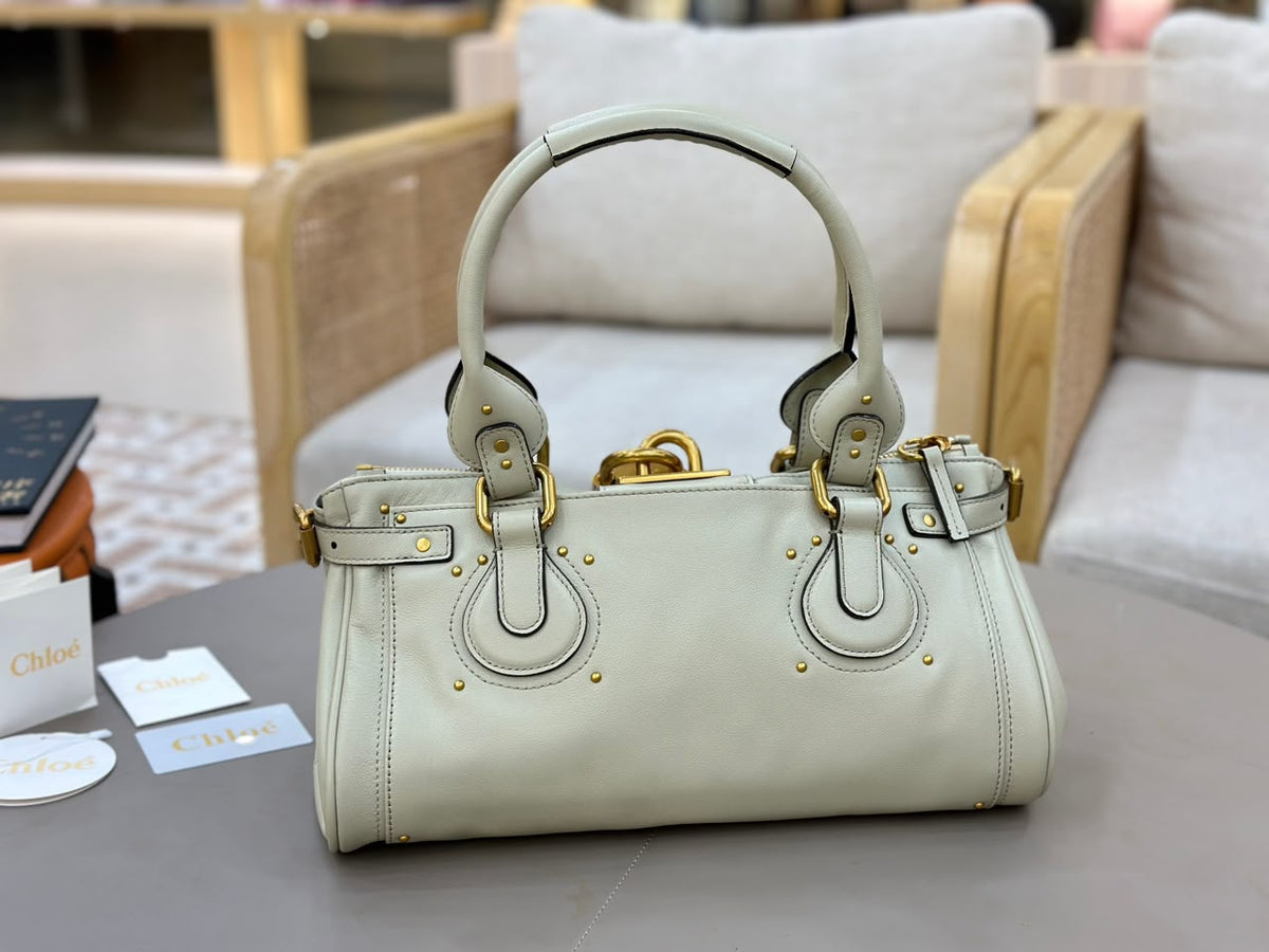 Cloudy Cream Paddington Bag In Leather - 4