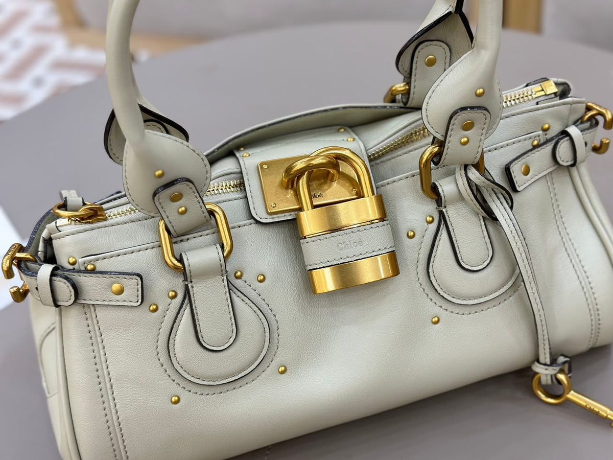 Cloudy Cream Paddington Bag In Leather - 7