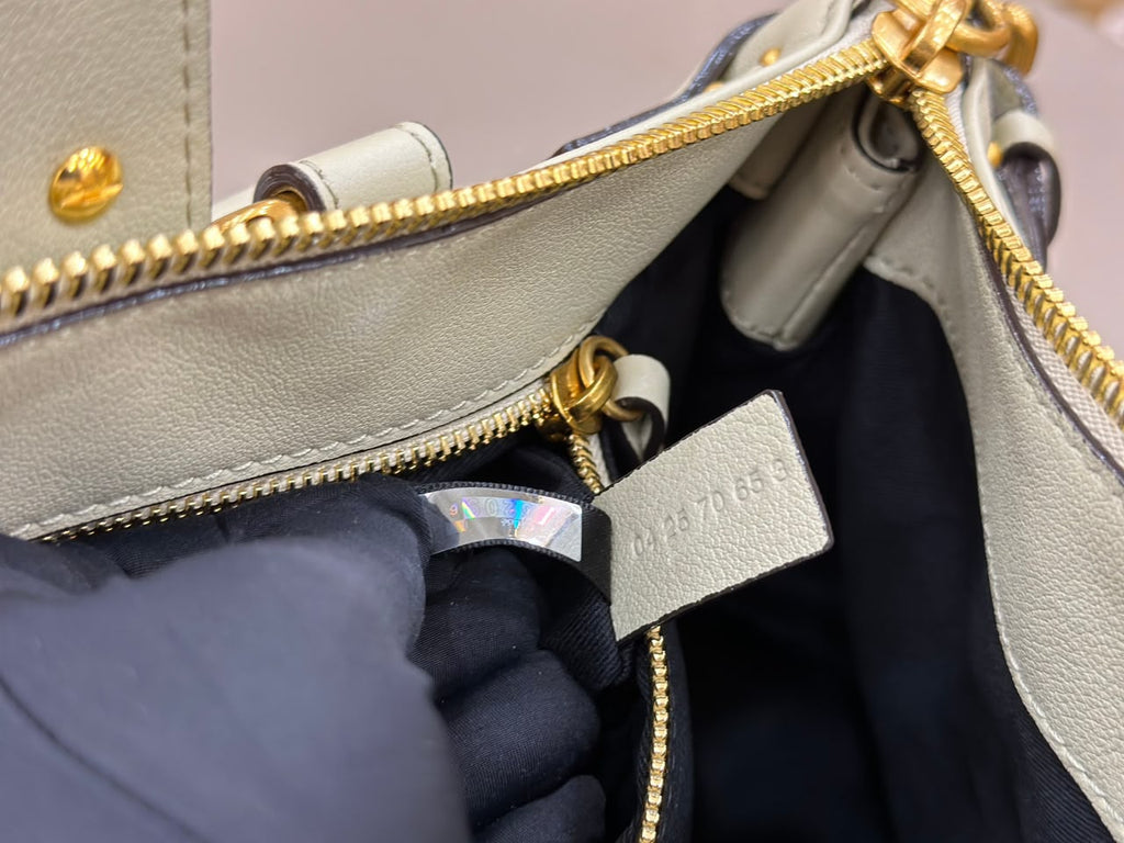 Cloudy Cream Paddington Bag In Leather - 10
