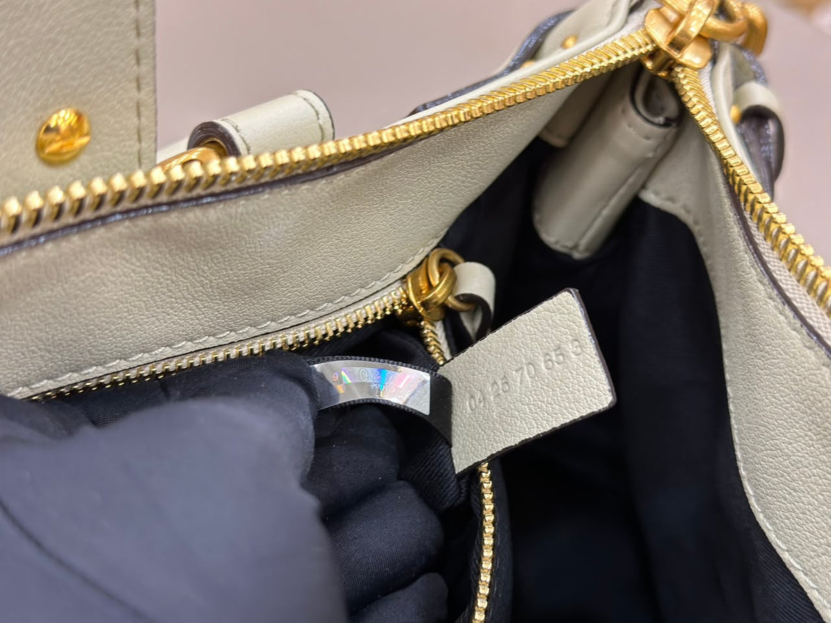Cloudy Cream Paddington Bag In Leather - 10