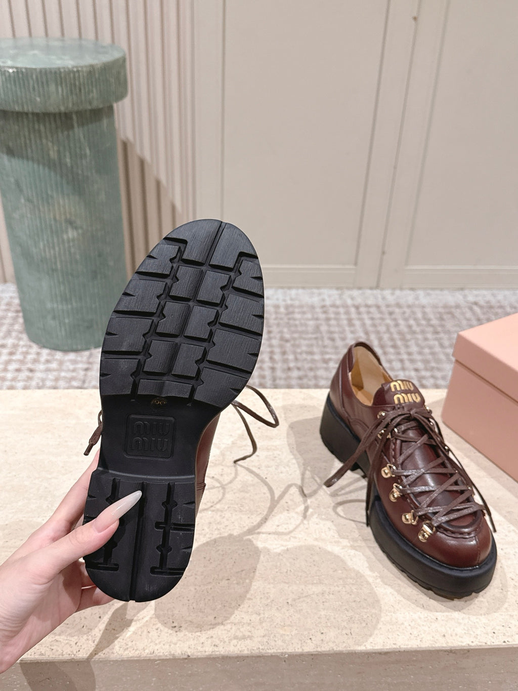Coffee Leather Loafers - view 10