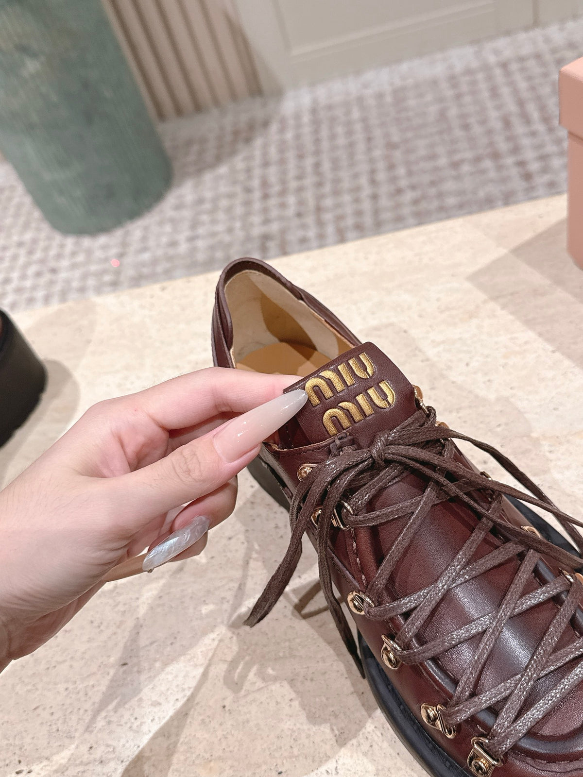 Coffee Leather Loafers - view 9