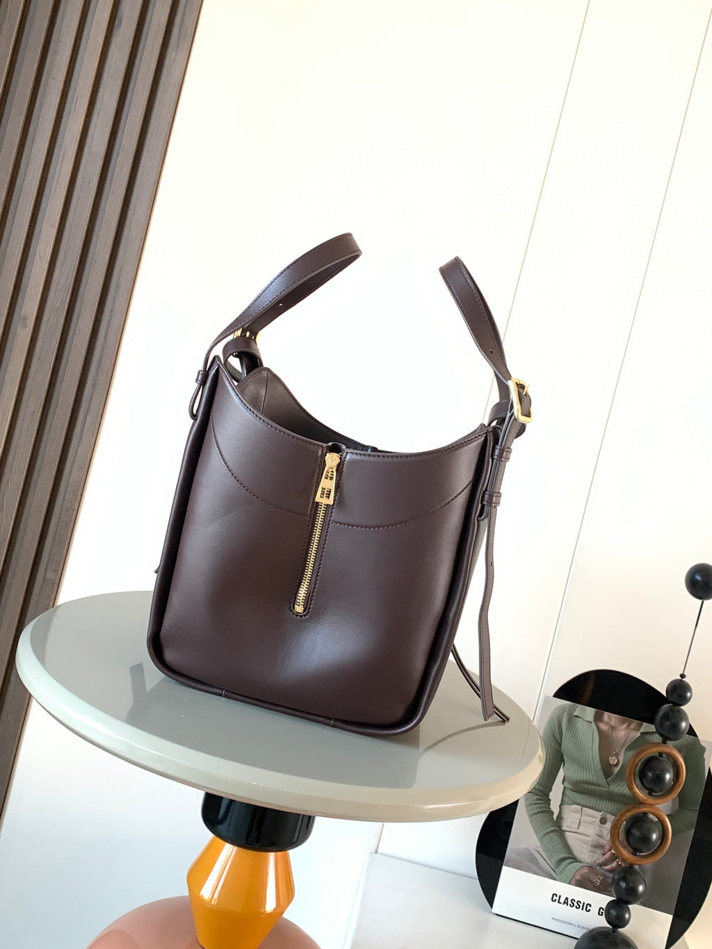 Dark Chestnut Hammock Flip Bag