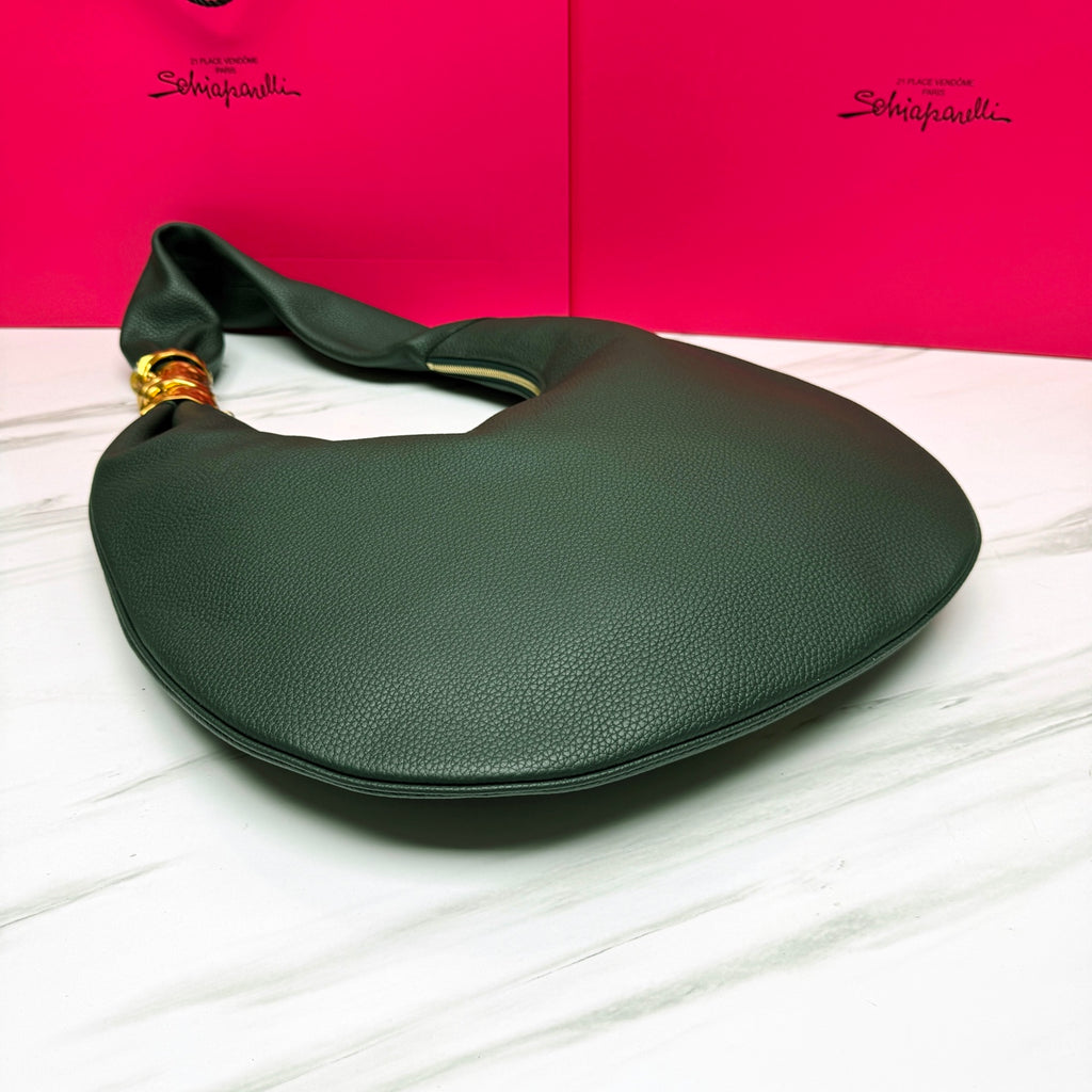 Dark Green Large Soufflé Bag - 5