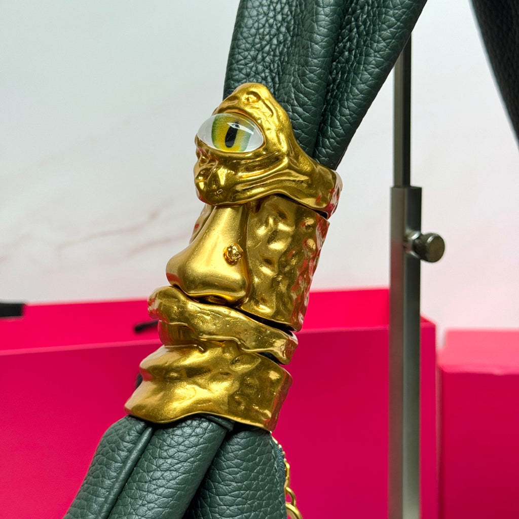 Dark Green Large Soufflé Bag - 6