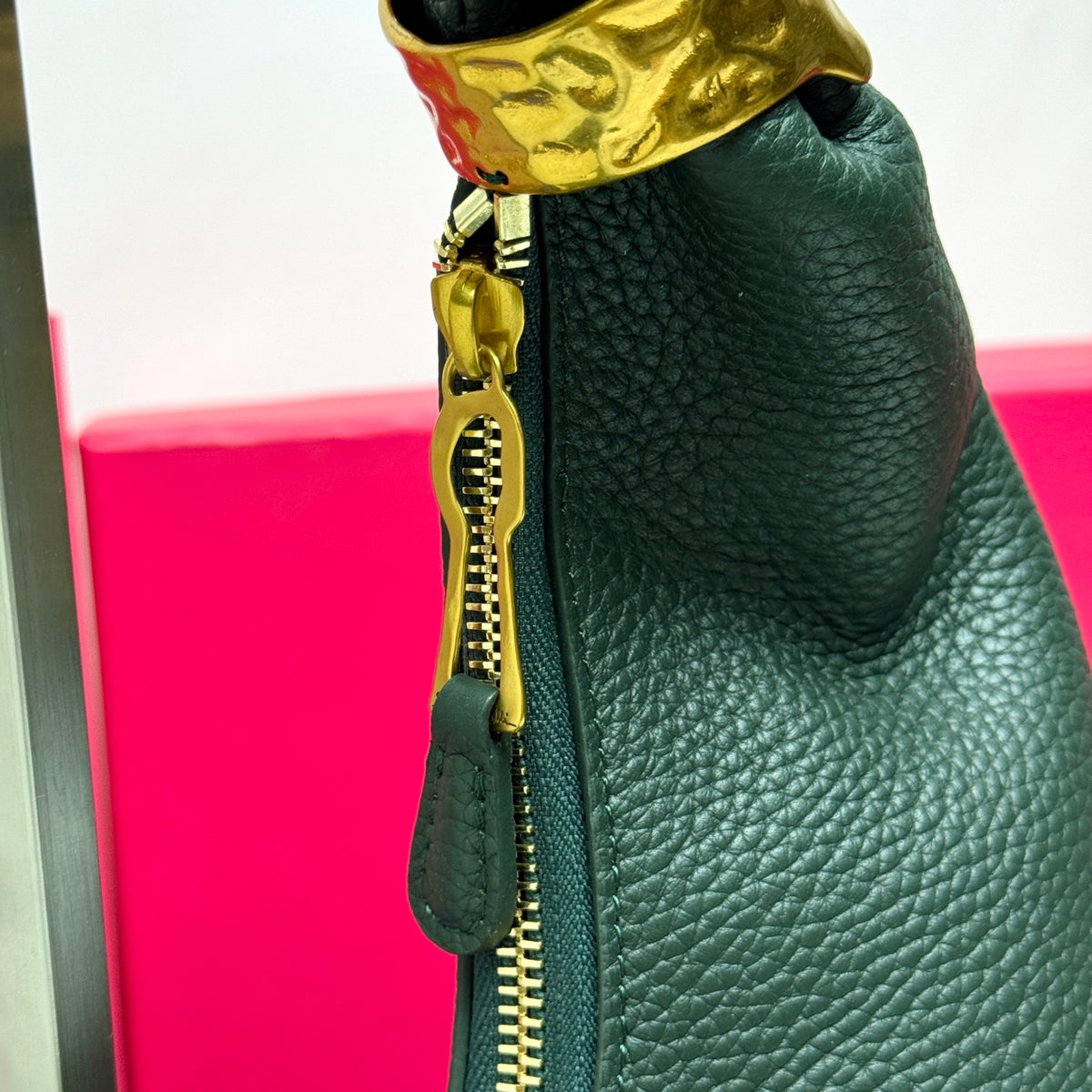 Dark Green Large Soufflé Bag - 7