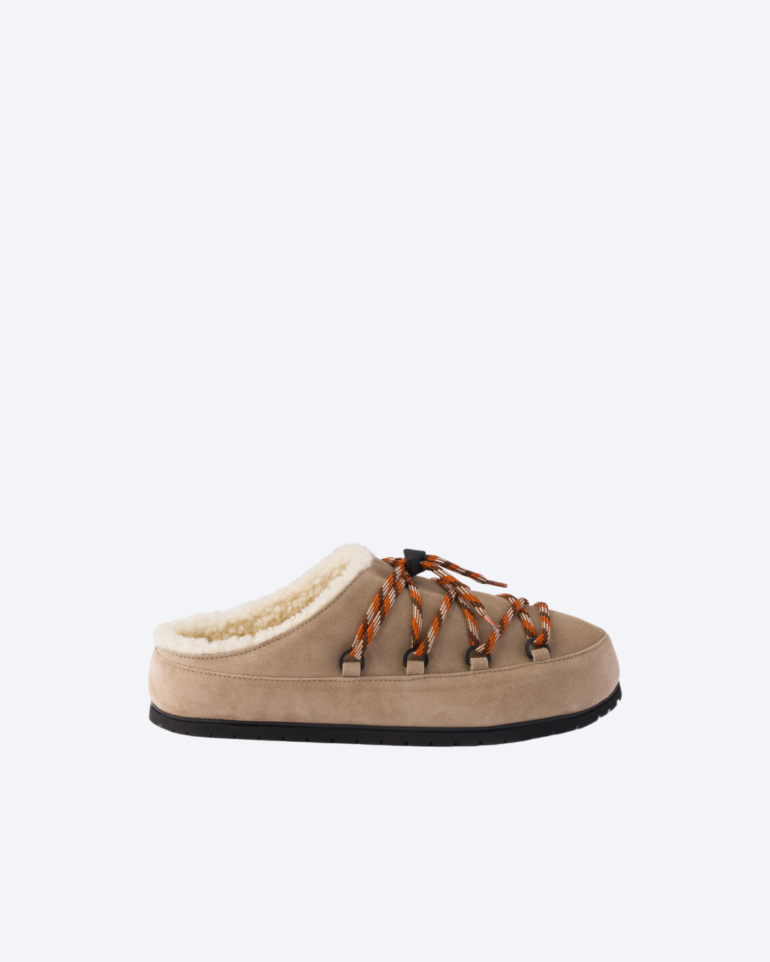 Desert Beige Suede Mules