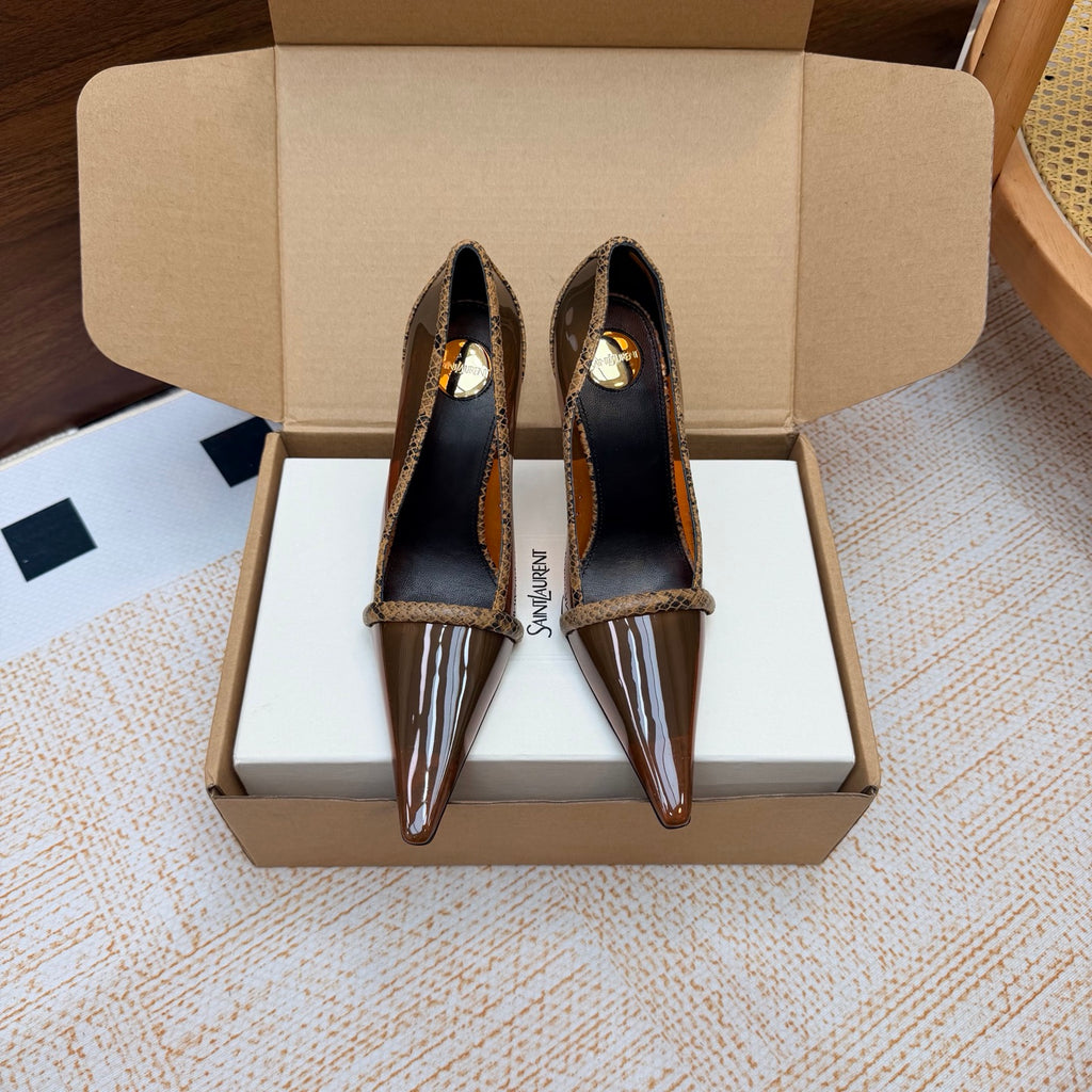 Dark Macadamia Brigitte Pumps