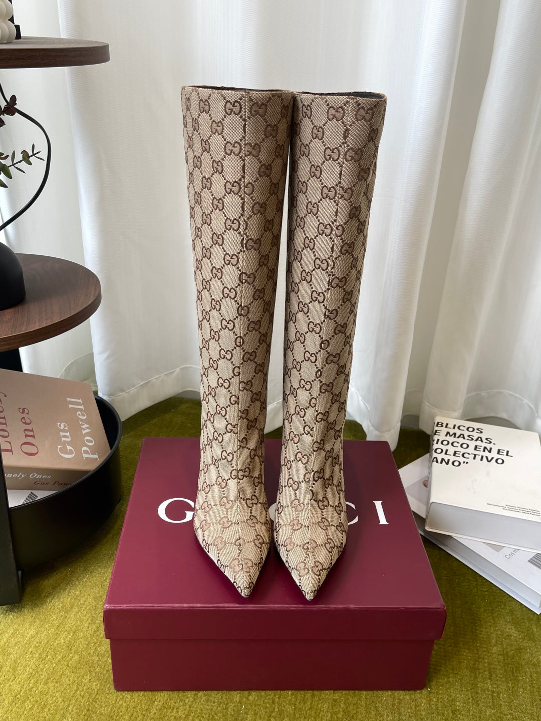 Sand & Dark Brown  Bombshell Boot