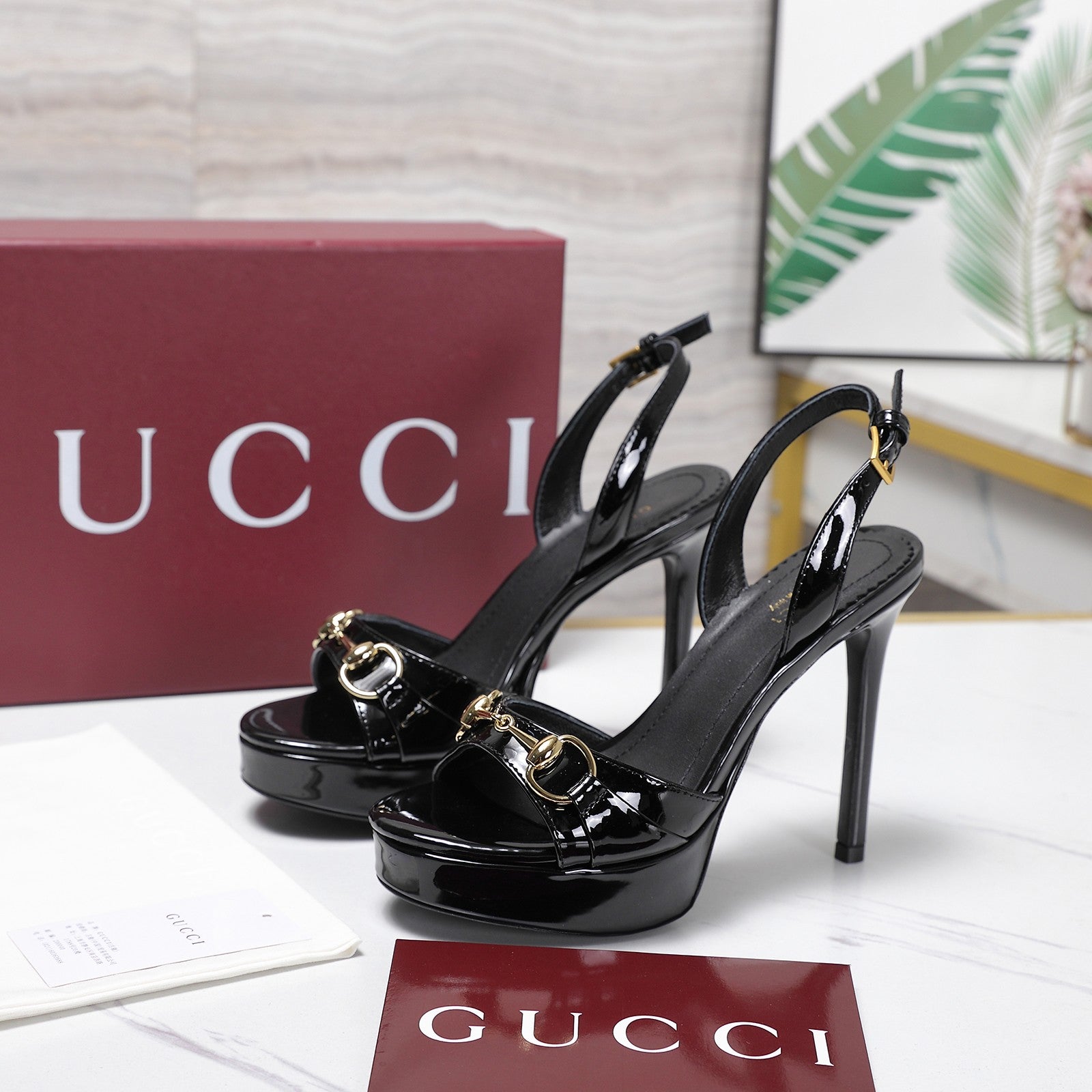 Black Donna Platform Sandal