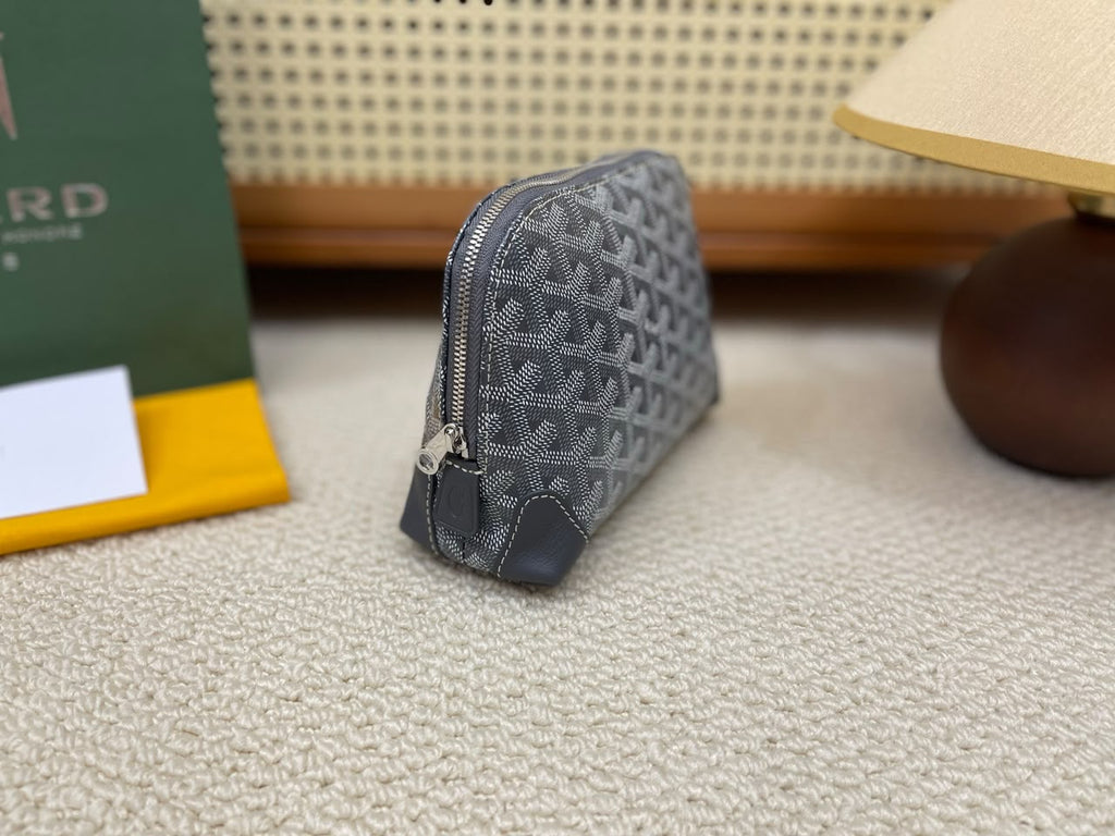 Grey Vendôme Cosmetic Pouch