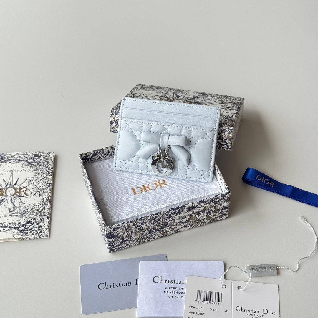Ice Blue Freesia Card Holder - 2