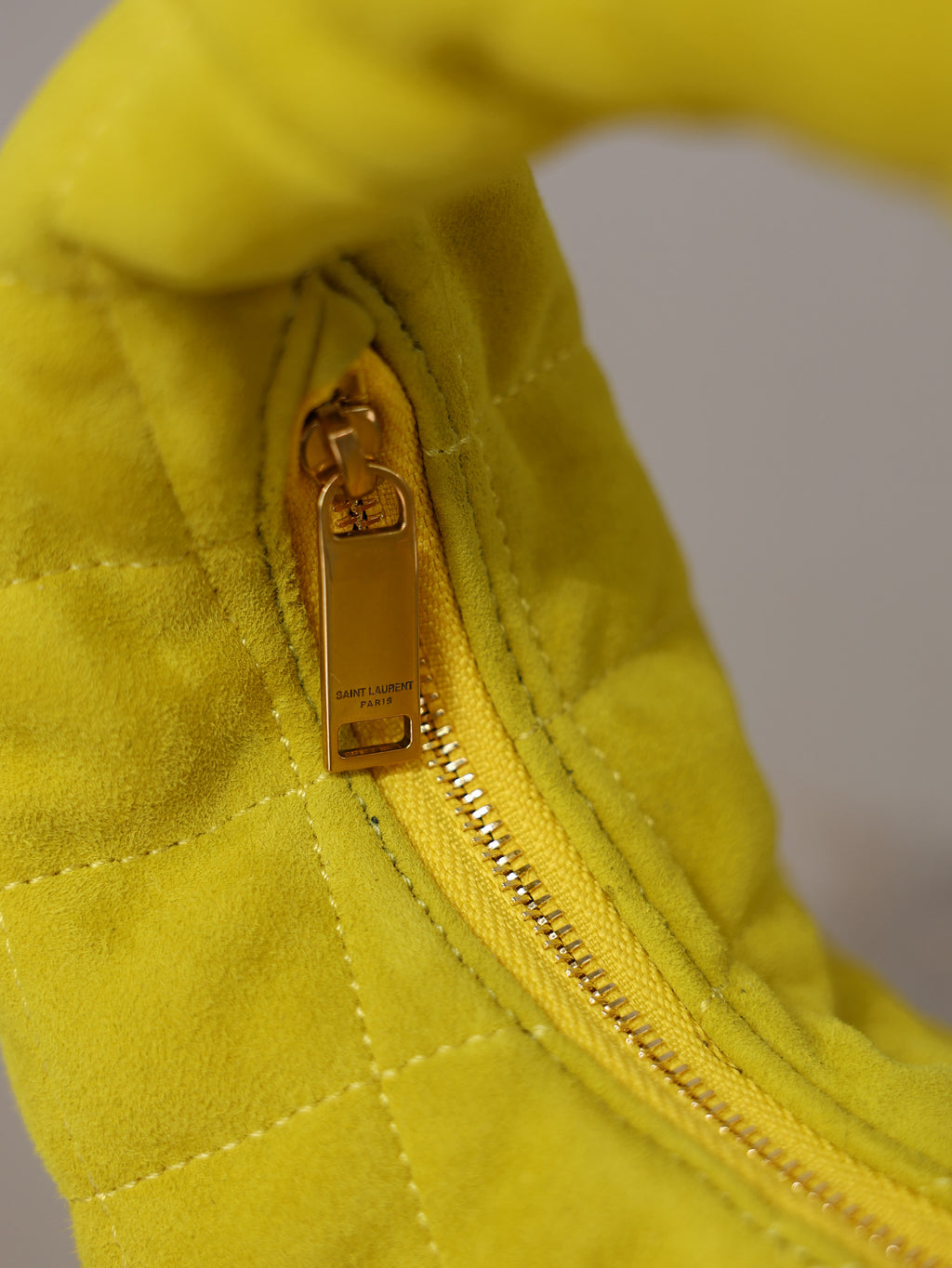 Wild Lime Icarino In Quilted Suede