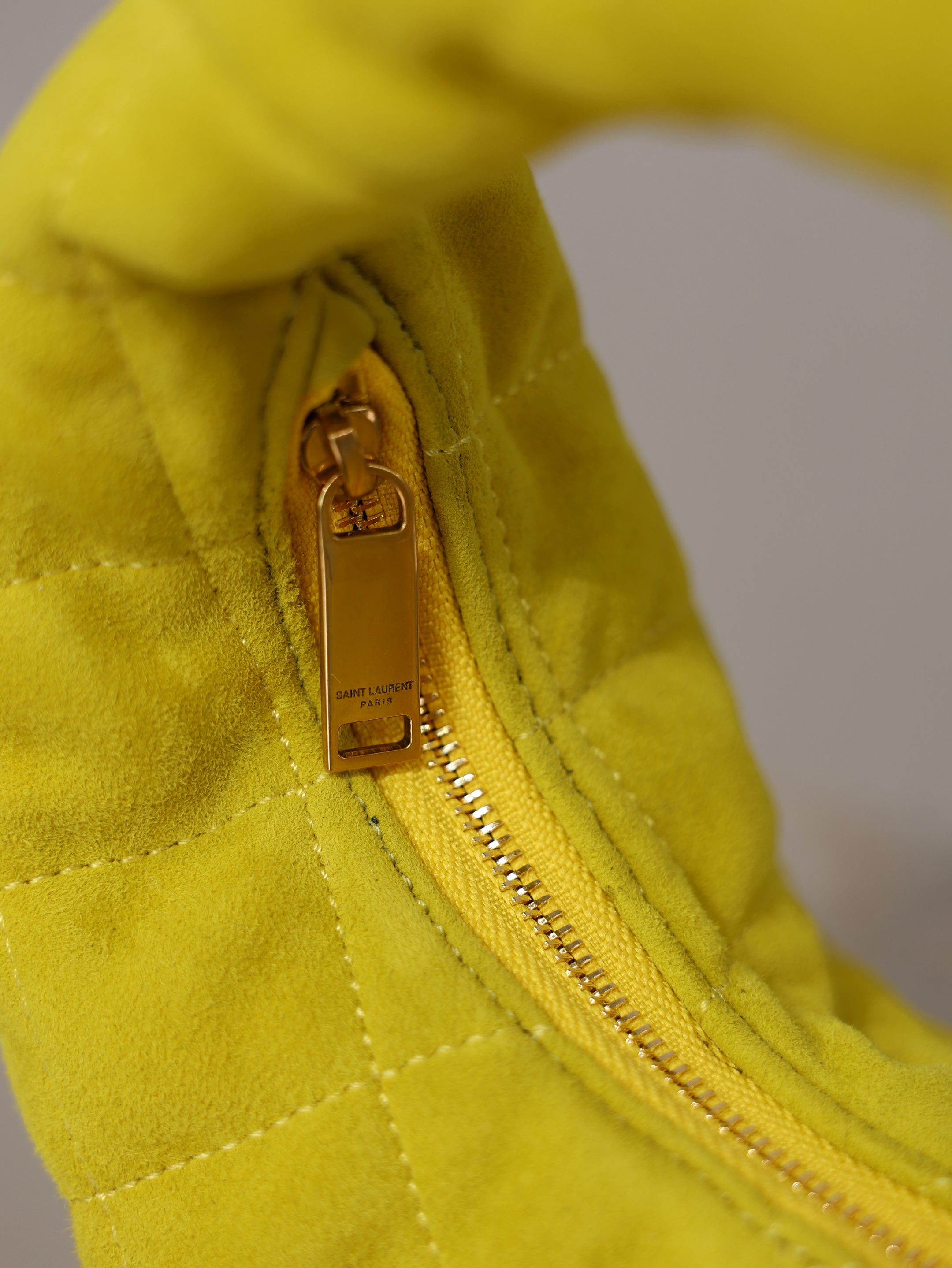 Wild Lime Icarino In Quilted Suede