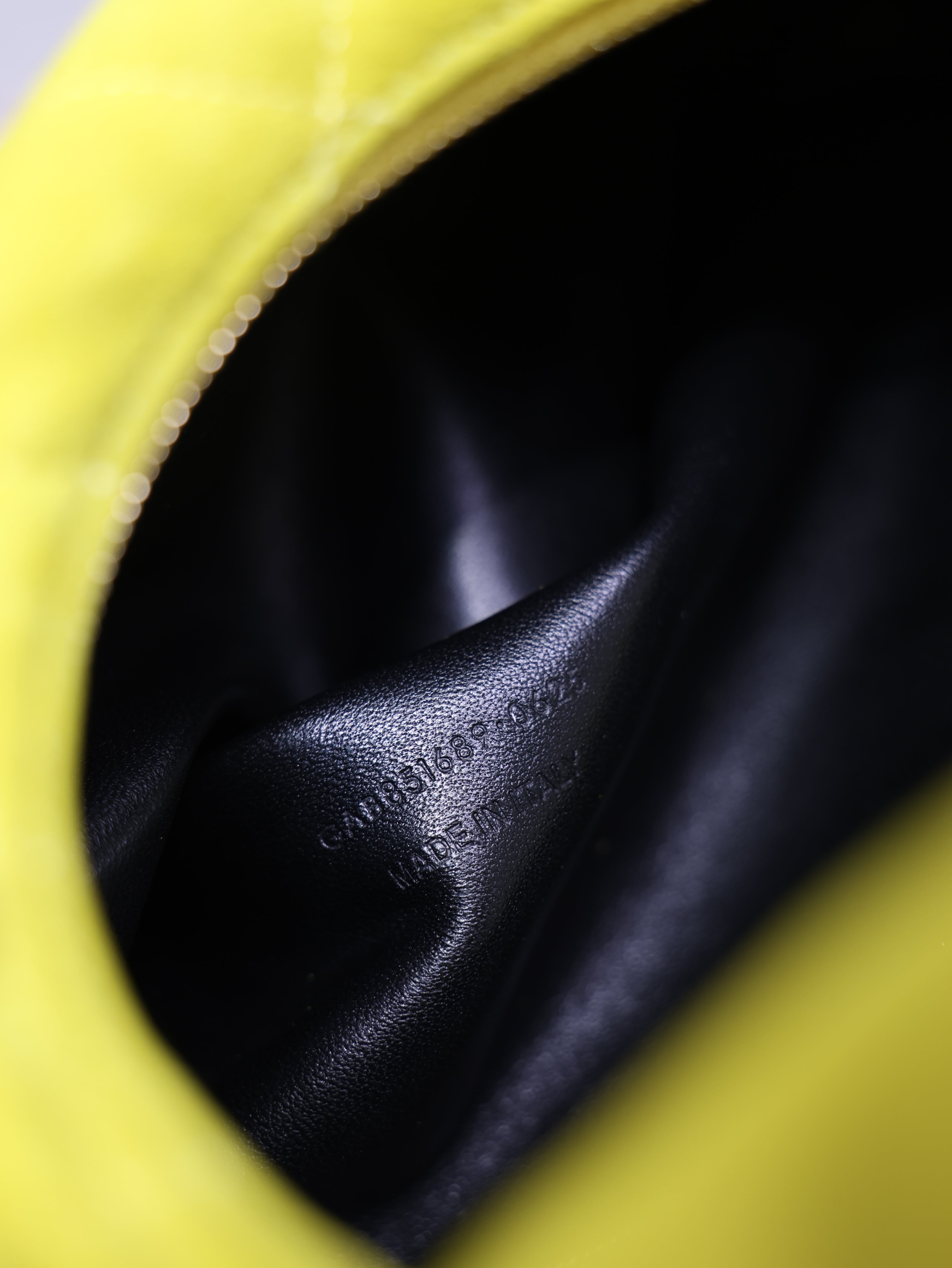 Wild Lime Icarino In Quilted Suede