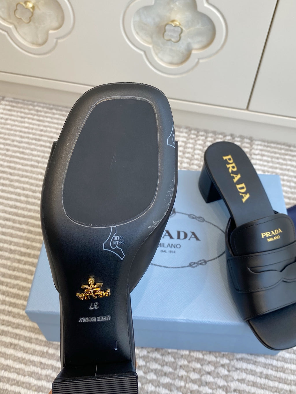 Black Leather Sandals